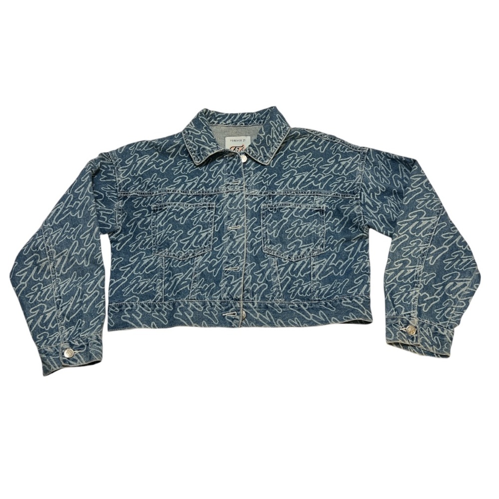 Forever 21 x Fubu Cropped Denim Jacket